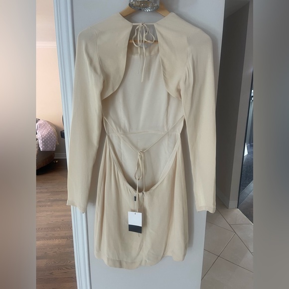 💕082💕 NWT Birgitte Herskind cream ‘Olivia’ dress - Picture 2 of 6